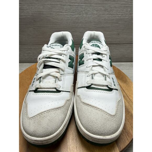 Men 8.5 New Balance 550 White/Green, BB550WT1 main image 10